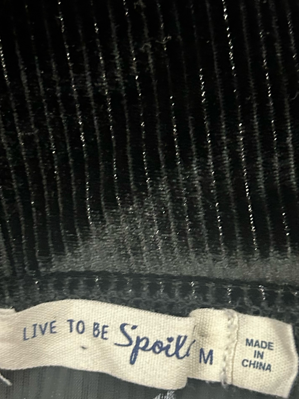 Live to be Spoiled black shimmer skater dress Size small - Picture 12 of 16